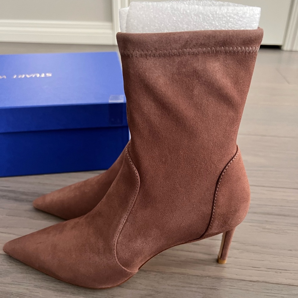Stuart Weitzman 75 Stretch Booties - Picture 7 of 12